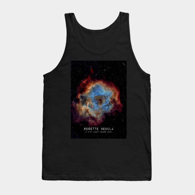 Rosette Nebula Tank Top by Dashu